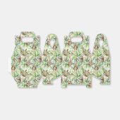 トロピカルウォータースカラーのスロートパターン フェイバーボックス (折り畳みなし)