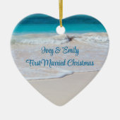 トロピカルウォーターニューファミリー新婚オーナメント セラミックオーナメント (正面)