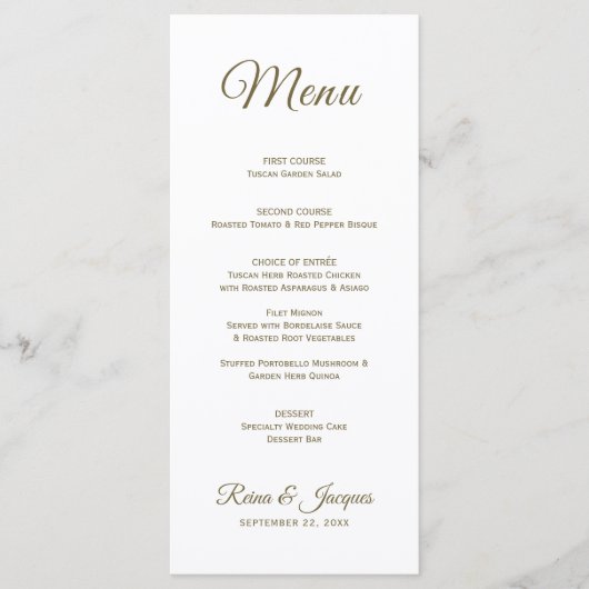 トロピカルウォータービーチパーム結婚ツリー メニュー (正面)