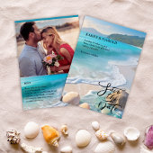 トロピカルウォータービーチ海保存日 招待状