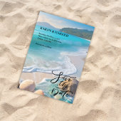 トロピカルウォータービーチ海保存日 招待状