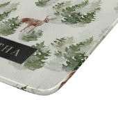 トロピカルウォーターモダンカラー葉オアシスパターンCu カッティングボード (角)