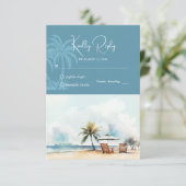 トロピカルウォーター海ビーチシーサイド結婚ズ 出欠カード (スタンド正面)