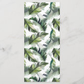 トロピカルウォーター結婚の紅葉のメニュー メニュー (裏面)