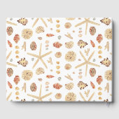 トロピカルウォーター結婚カラーシーシェル ゲストブック (裏面)