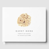 トロピカルウォーター結婚カラーシーシェル ゲストブック (正面)