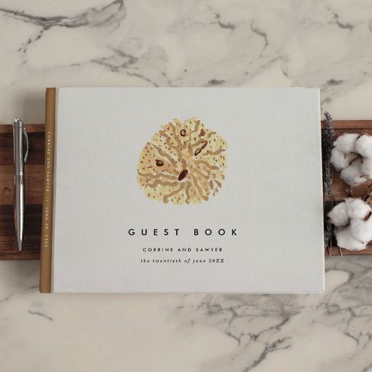 トロピカルウォーター結婚カラーシーシェル ゲストブック