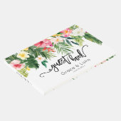 トロピカルウォーター結婚カラーフラワーズゲストブック ゲストブック (コーナー)