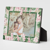 トロピカルウォーター縁どカラーフローラフォトイーゼル フォトプラーク (側面)