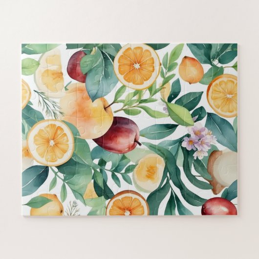 トロピカルウォーター調和の果実と離れ ジグソーパズル (横)