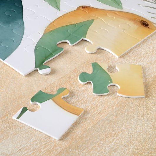 トロピカルウォーター調和の果実と離れ ジグソーパズル (側面)