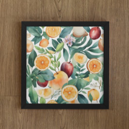 トロピカルウォーター調和の果実と離れ ポスター