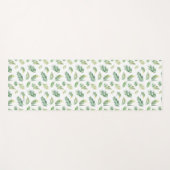 トロピカルウォーター離れパームパタカスタムーン ヨガマット (正面(横))