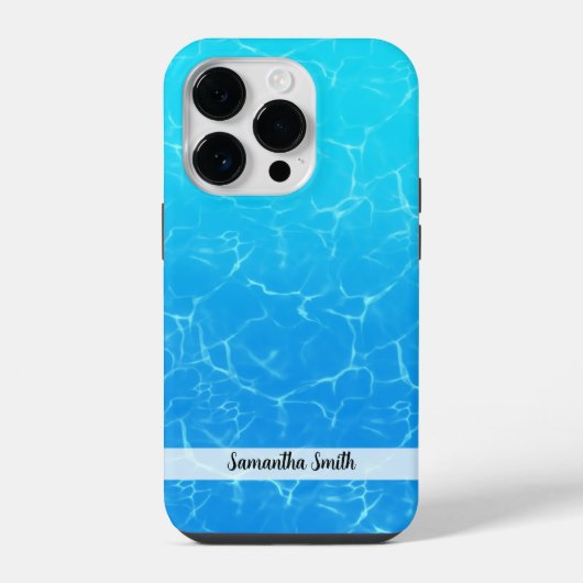 トロピカルウォーター iPhoneケース (裏面)