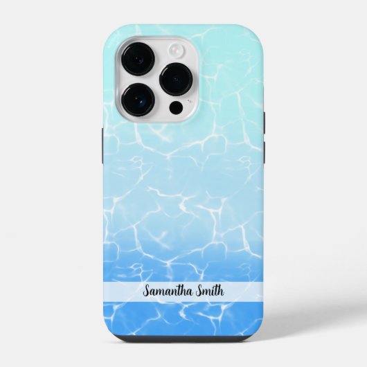 トロピカルウォーター iPhoneケース (裏面)