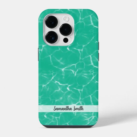 トロピカルウォーター iPhoneケース (裏面)