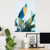 トロピカルウォールアート ポスター (ホームオフィス)