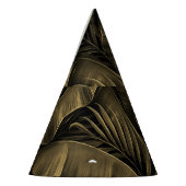 トロピカルエキゾチックグランジ：ゴールデン自然 パーティーハット (左)