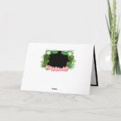 トロピカルエキゾチックハワイアンフラワーデザイン カード (裏面)