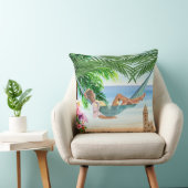 *~*トロピカルエキゾチックビーチウーマンハンモックAR29 クッション (椅子)