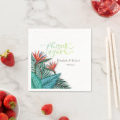 トロピカルエキゾチックフラワー スタンダードカクテルナプキン (インサイチュ)