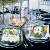 トロピカルエキゾチックベビーラブリーパロットハッピーバースデー カード