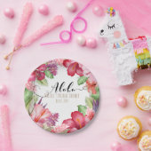 トロピカルエキゾチック花エレガントハワイアンアロハ ペーパープレート (パーティー)