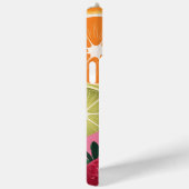 トロピカルエスケープフルーツ鮮やかと自然コラージュ Case-Mate iPhoneケース (裏面 / 右)