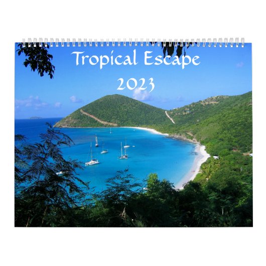 トロピカルエスケープ2023カレンダー カレンダー (カバー)