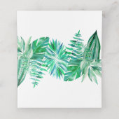 トロピカルエスコート結婚カード プレイスカード (内部開封)