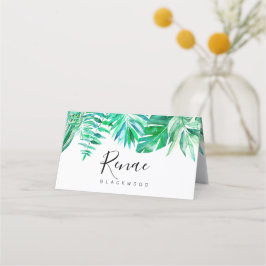 トロピカルエスコート結婚カード プレイスカード