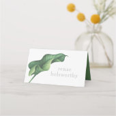 トロピカルエスコート結婚カード プレイスカード (正面)