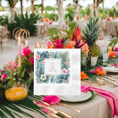 トロピカルエッセンスコインカクテル 縁ありカクテルナプキン