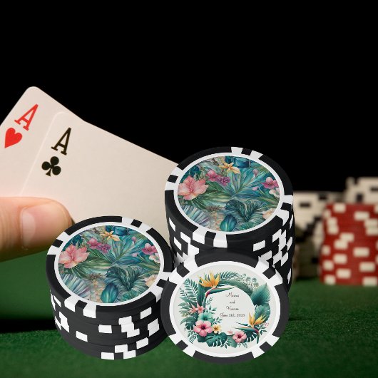 トロピカルエッセンストランプのポーカーチップ ポーカーチップ