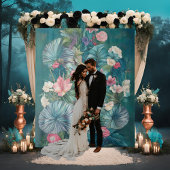 トロピカルエッセンス ウェディングバックドロップ タペストリー