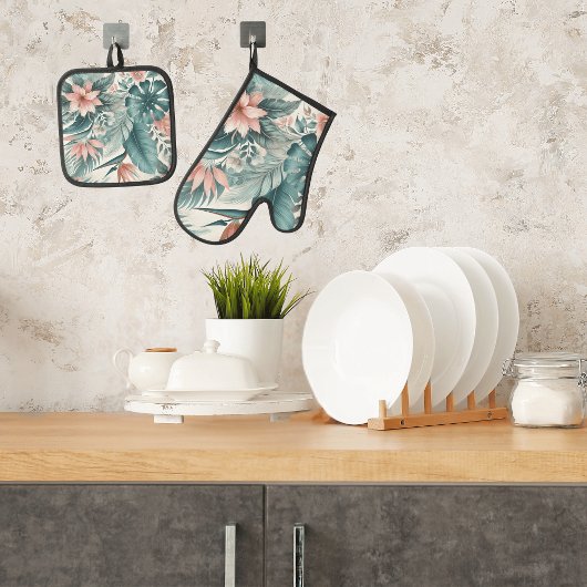 トロピカルエッセンス 鍋つかみ&鍋敷きセット