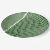 トロピカルエレガンスココナッツリーフデザイン紙プラット ペーパープレート (アングル)