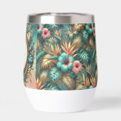 トロピカルエレガンスサーマルワインタンブラー (背面)