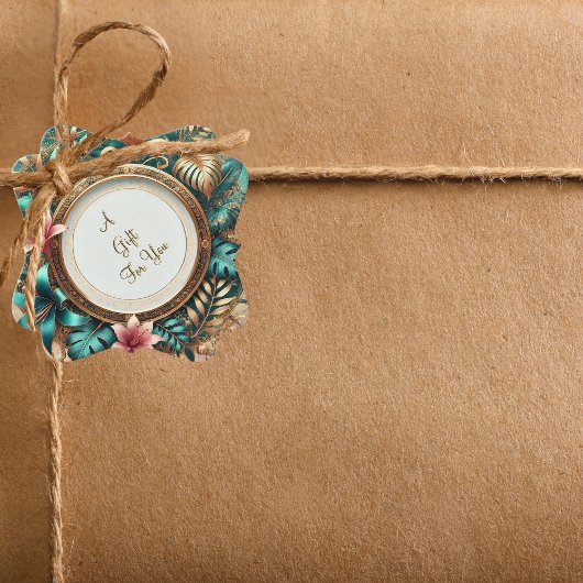 トロピカルエレガンスメッセージカード フェイバータグ