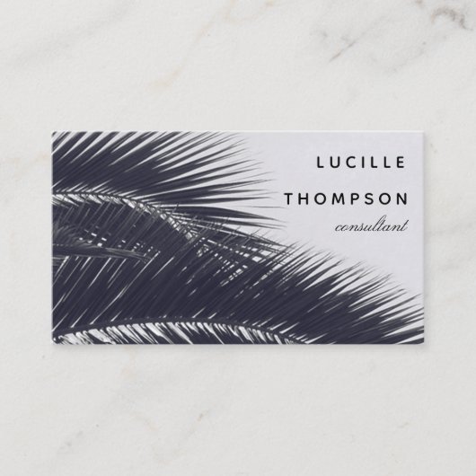 トロピカルエレガンスモダンプロフェッショナル 名刺 (正面)