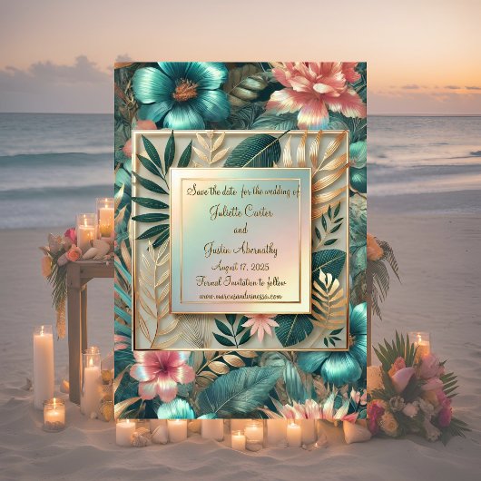 トロピカルエレガンス保存デイトカード