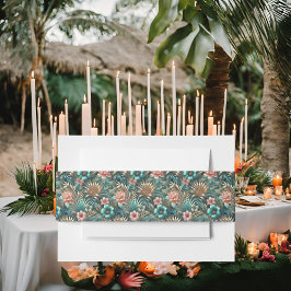 トロピカルエレガンス招待状用帯 招待状ベリーバンド