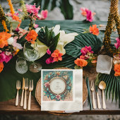 トロピカルエレガンス製弁当 縁ありランチョンナプキン