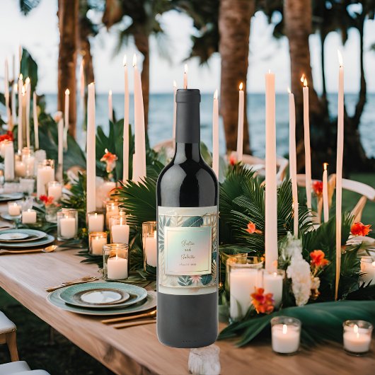 トロピカルエレガンス ワインラベル