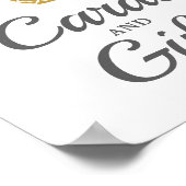 トロピカルエレガンス | Pineappleカードとギフトサイン ポスター (角)