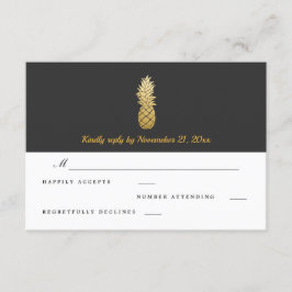 トロピカルエレガンス | Pineapple Wedding RSVP
