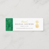 トロピカルエレガントインサートカード スキニー名刺 (正面)