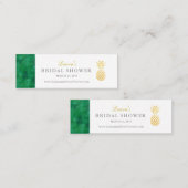 トロピカルエレガントインサートカード スキニー名刺 (正面/裏面)