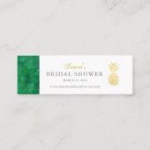 トロピカルエレガントインサートカード スキニー名刺 (裏面)