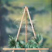 トロピカルエレガントバチェロレッテアクリル系ウェルカムサイン アクリルサイン (ニュートラル)